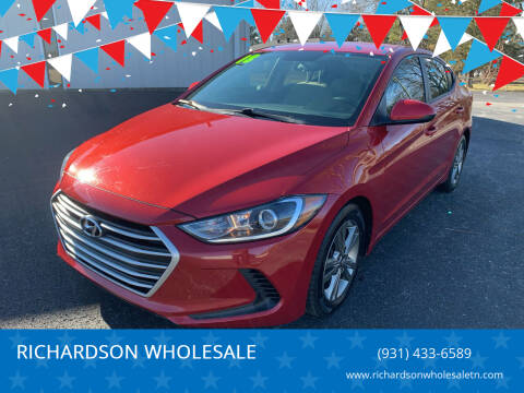 2018 Hyundai Elantra for sale at RICHARDSON WHOLESALE in Fayetteville TN