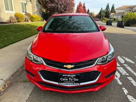 2016 Chevrolet Cruze for sale at Cars To Go in Sacramento CA
