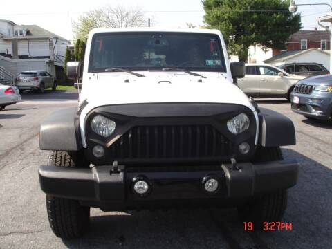 2014 Jeep Wrangler Unlimited Sport for sale at Peter Postupack Jr in New Cumberland PA