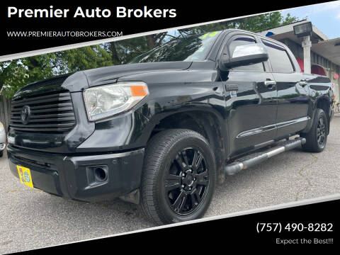 2014 Toyota Tundra for sale at Premier Auto Brokers in Virginia Beach VA