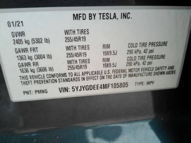 2021 Tesla Model Y Long Range
