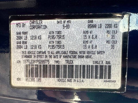 1993 Dodge Dakota