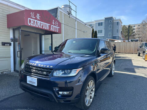 2014 Land Rover Range Rover Sport for sale at Champion Auto LLC in Quincy MA