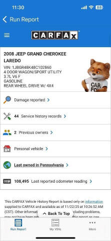 2008 Jeep Grand Cherokee Laredo