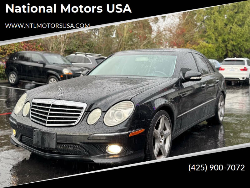 2008 Mercedes-Benz E-Class for sale at National Motors USA in Bellevue WA