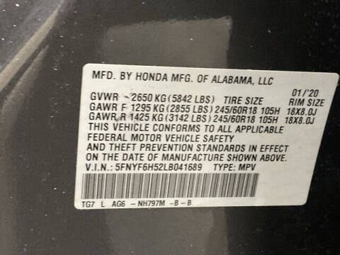 2020 Honda Pilot EX-L