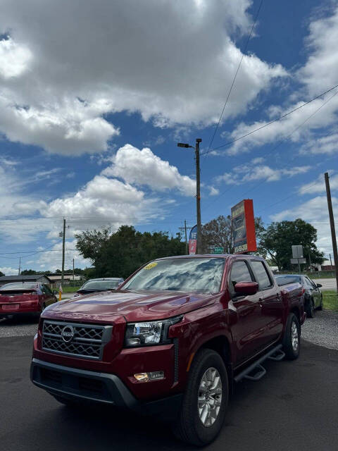 2022 Nissan Frontier for sale at PLANTATION MOTORS in Tampa, FL