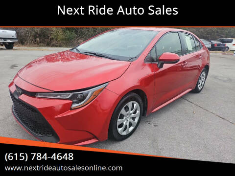 2020 Toyota Corolla for sale at Next Ride Auto Sales in Lebanon TN