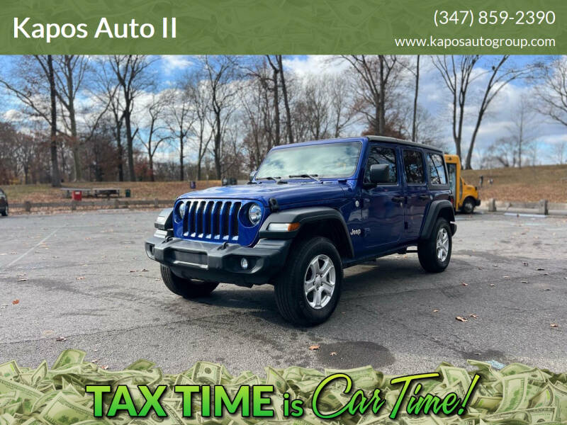 2020 Jeep Wrangler Unlimited for sale at Kapos Auto II in Ridgewood NY