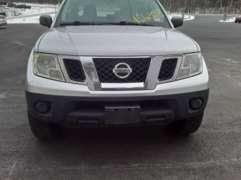 2012 Nissan Frontier for sale at A-1 AUTO REPAIR & SALES in Chichester NH