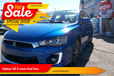 2017 Mitsubishi Lancer for sale at Highway 100 & Loomis Road Sales in Franklin WI