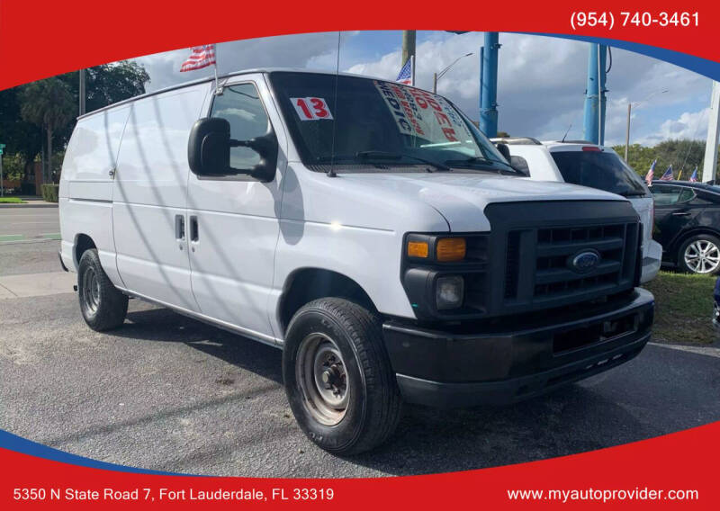 2013 Ford E-Series for sale at AUTO PROVIDER in Fort Lauderdale FL