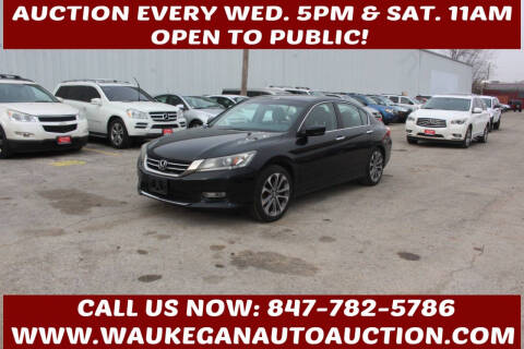 2013 Honda Accord for sale at Waukegan Auto Auction in Waukegan IL