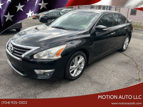 2013 Nissan Altima for sale at Motion Auto LLC in Kannapolis NC