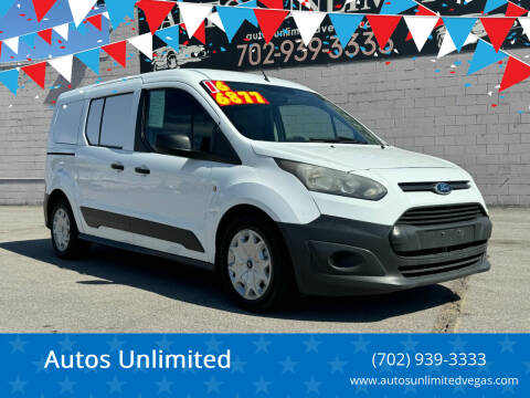 2016 Ford Transit Connect for sale at Autos Unlimited in Las Vegas NV