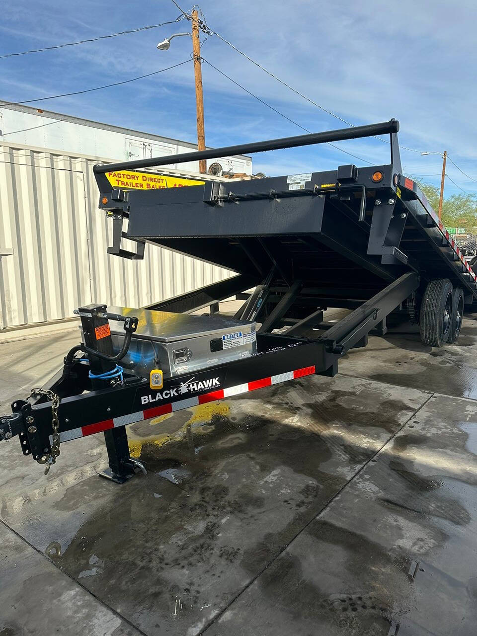 2025 BLACK HAWK ETL822-16K for sale at Factory Direct Trailer Sales in Phoenix, AZ