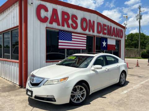 2009 Acura TL for sale at Cars On Demand 2 in Pasadena TX