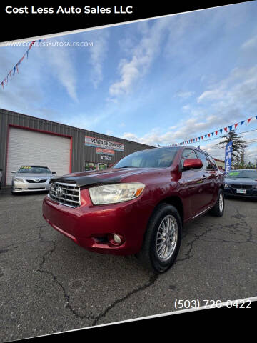 2009 Toyota Highlander for sale at Cost Less Auto Sales LLC in Portland OR