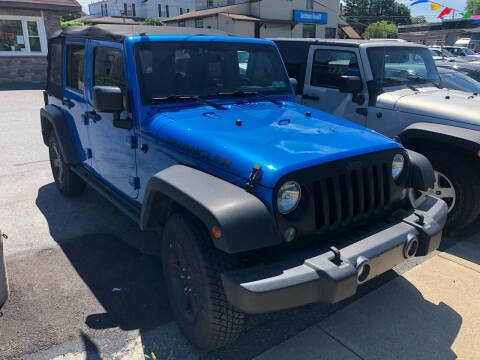 Jeep Wrangler Unlimited For Sale In Whitehall Pa Berk Motor Co