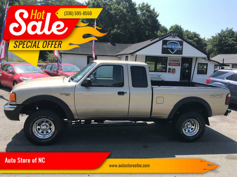 2002 Ford Ranger for sale at Auto Store of NC in Walkertown NC