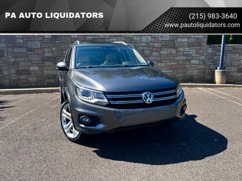 2013 Volkswagen Tiguan for sale at PA AUTO LIQUIDATORS in Huntingdon Valley PA