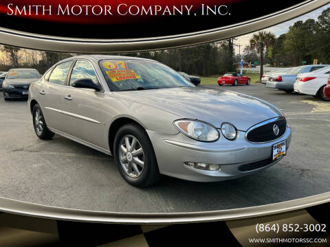 2007 Buick LaCrosse for sale at Smith Motor Company, Inc. in Mc Cormick SC