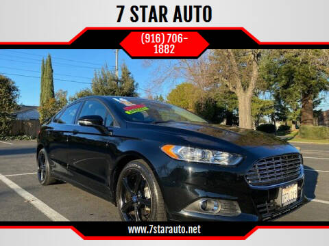 2016 Ford Fusion for sale at 7 STAR AUTO in Sacramento CA