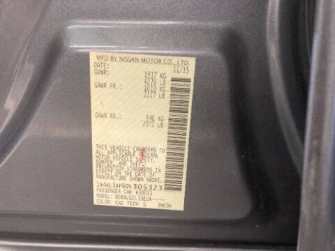 2016 Nissan Altima 2.5 S