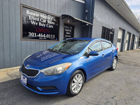 2014 Kia Forte for sale at Bowie Motor Co in Bowie MD