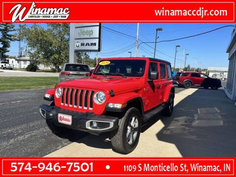 2020 Jeep Wrangler Unlimited for sale at Jim Dobson Ford in Winamac IN