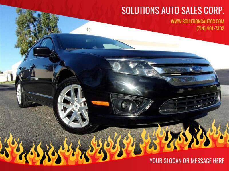 2011 Ford Fusion for sale at Solutions Auto Sales Corp. in Orange CA