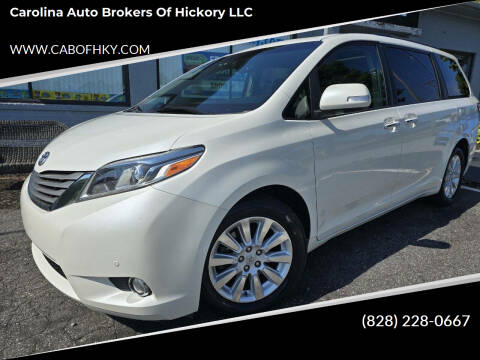 2015 Toyota Sienna for sale at Carolina Auto Brokers of Hickory LLC in Newton NC