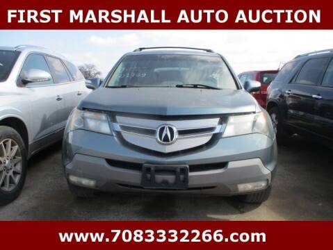 2008 Acura MDX for sale at First Marshall Auto Auction in Harvey IL