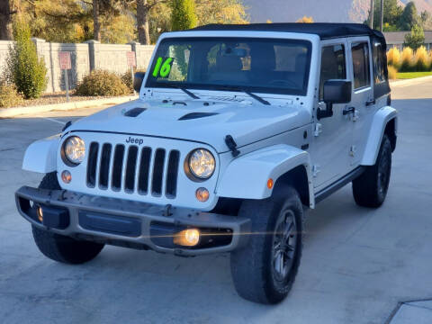 2016 Jeep Wrangler Unlimited for sale at FRESH TREAD AUTO LLC in Spanish Fork UT