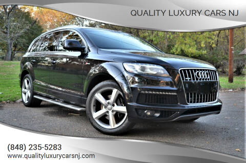 2013 Audi Q7 for sale at Quality Luxury Cars NJ in Rahway NJ
