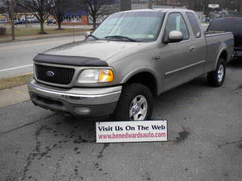 2002 Ford F-150 for sale at Ben Edwards Auto in Waynesboro VA