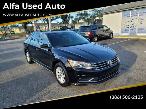 2016 Volkswagen Passat for sale at Alfa Used Auto in Holly Hill FL