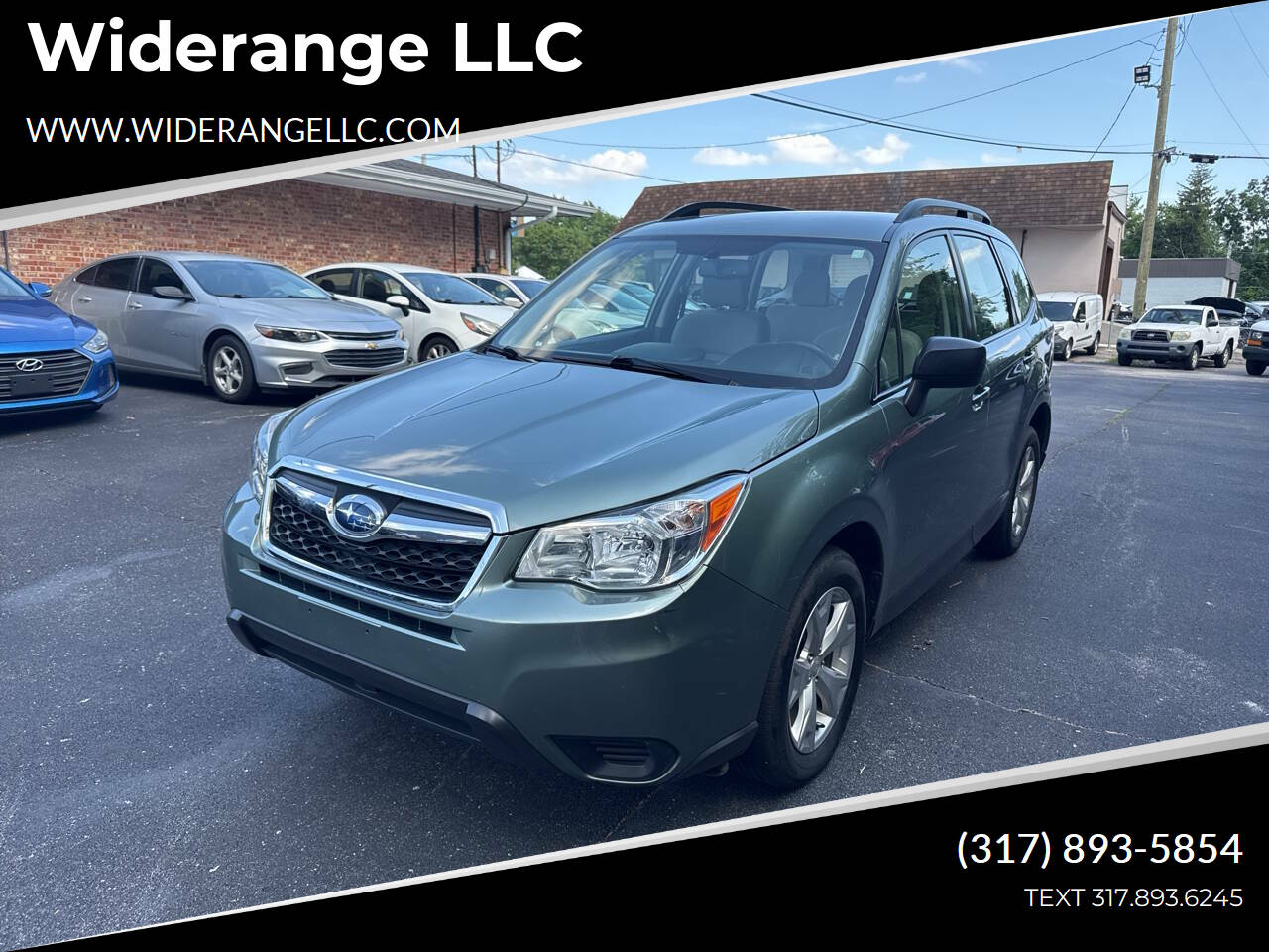 Green 2015 Subaru Forester 2.5i AWD 2.5i 4dr Wagon CVT 1