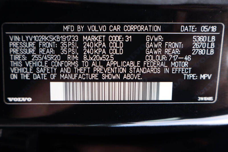 2019 Volvo XC60 T5 Momentum