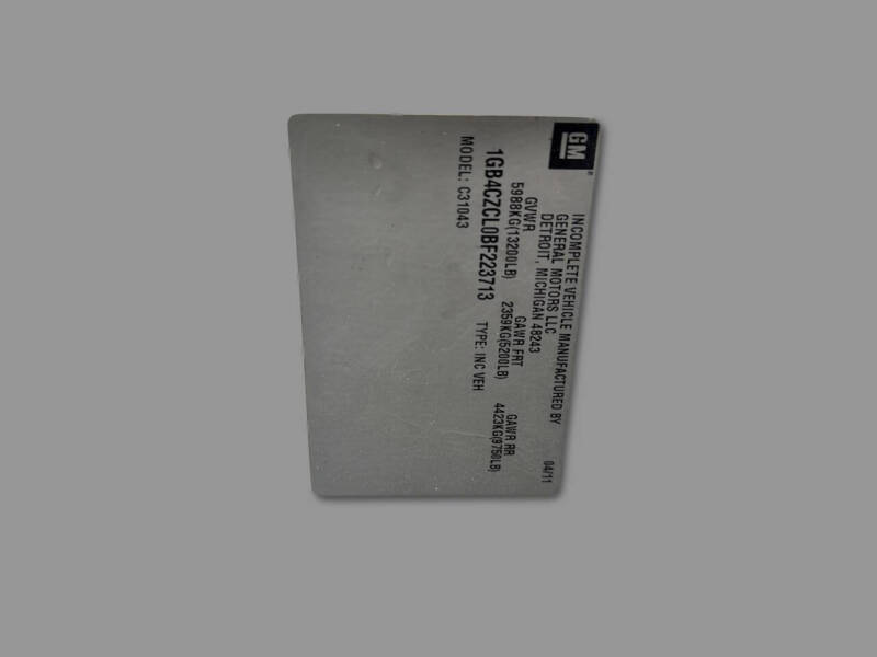 2011 Chevrolet Silverado 3500HD CC