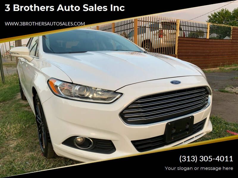 2014 Ford Fusion for sale at 3 Brothers Auto Sales Inc in Detroit MI