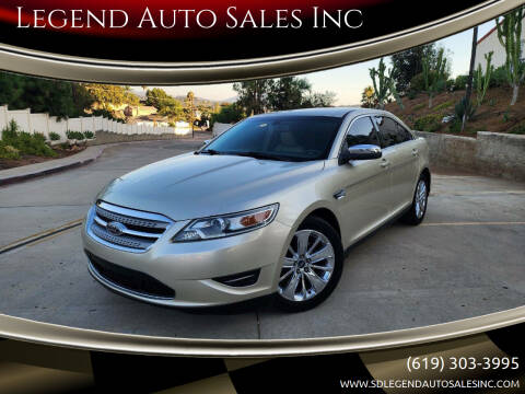 2010 Ford Taurus for sale at Legend Auto Sales Inc in Lemon Grove CA