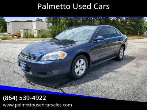 2011 Chevrolet Impala for sale at Palmetto Used Cars in Piedmont SC