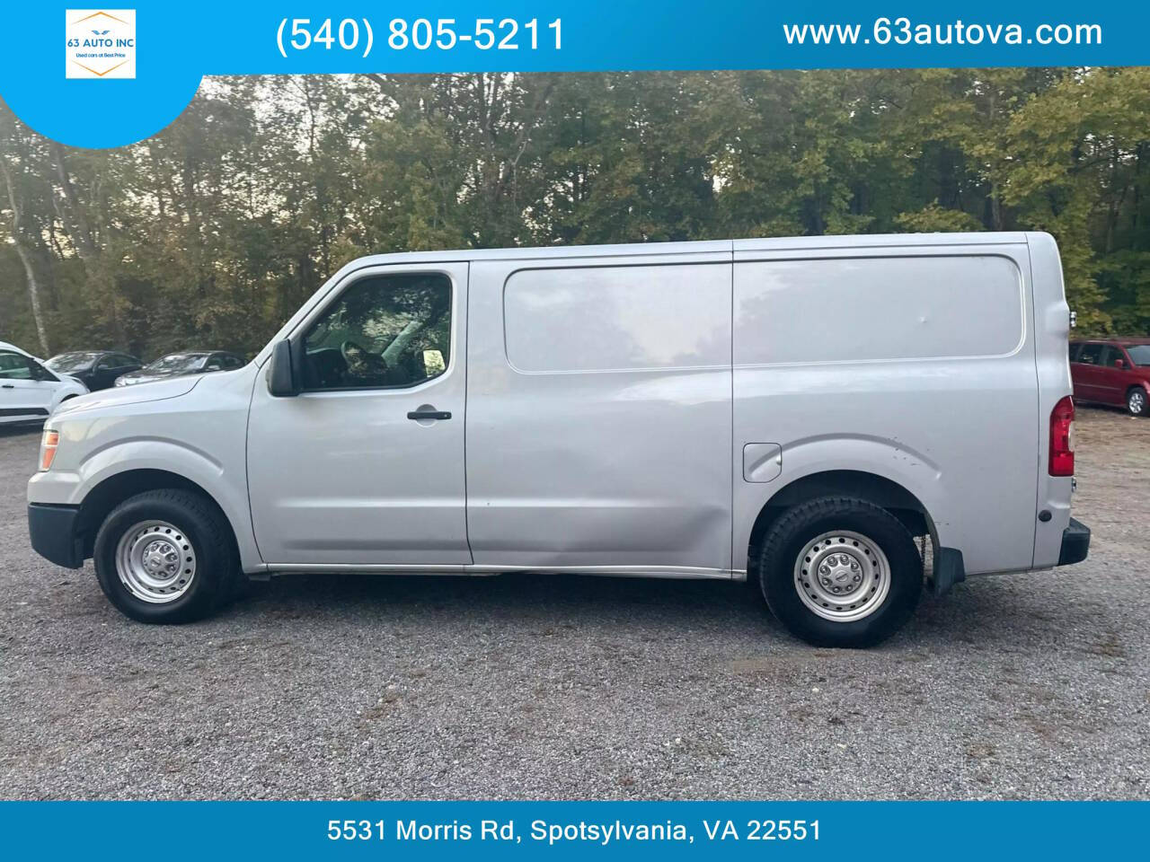 2014 Nissan NV for sale at 63 Auto Inc in Spotsylvania, VA