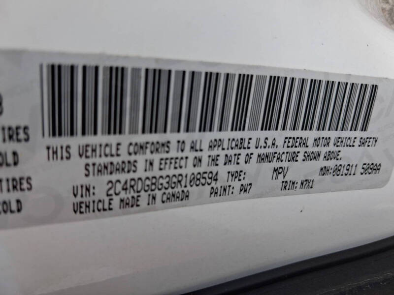 2016 Dodge Grand Caravan American Value Package