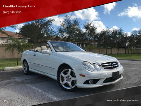 2007 Mercedes-Benz CLK for sale at Quality Luxury Cars in North Miami FL