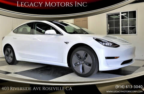 2020 Tesla Model 3 for sale at Legacy Motors Inc in Roseville CA