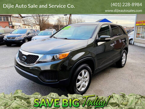 2011 Kia Sorento for sale at Dijie Auto Sales and Service Co. in Johnston RI