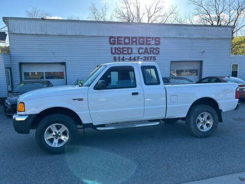 2004 Ford Ranger for sale at George's Used Cars Inc in Orbisonia PA
