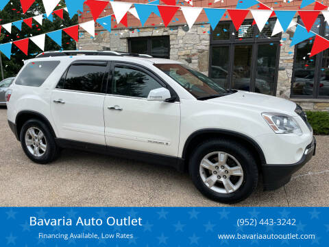 2008 GMC Acadia for sale at Bavaria Auto Outlet in Victoria MN